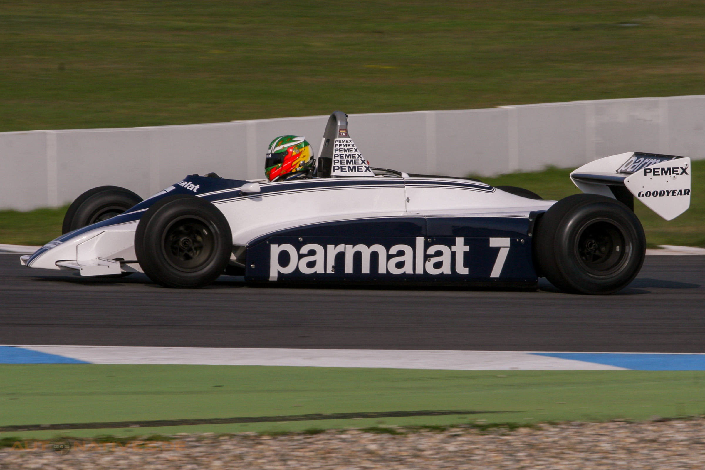 Der Brabham BT49C kommt heute regelmäßig im historischen Motorsport zum Einsatz.