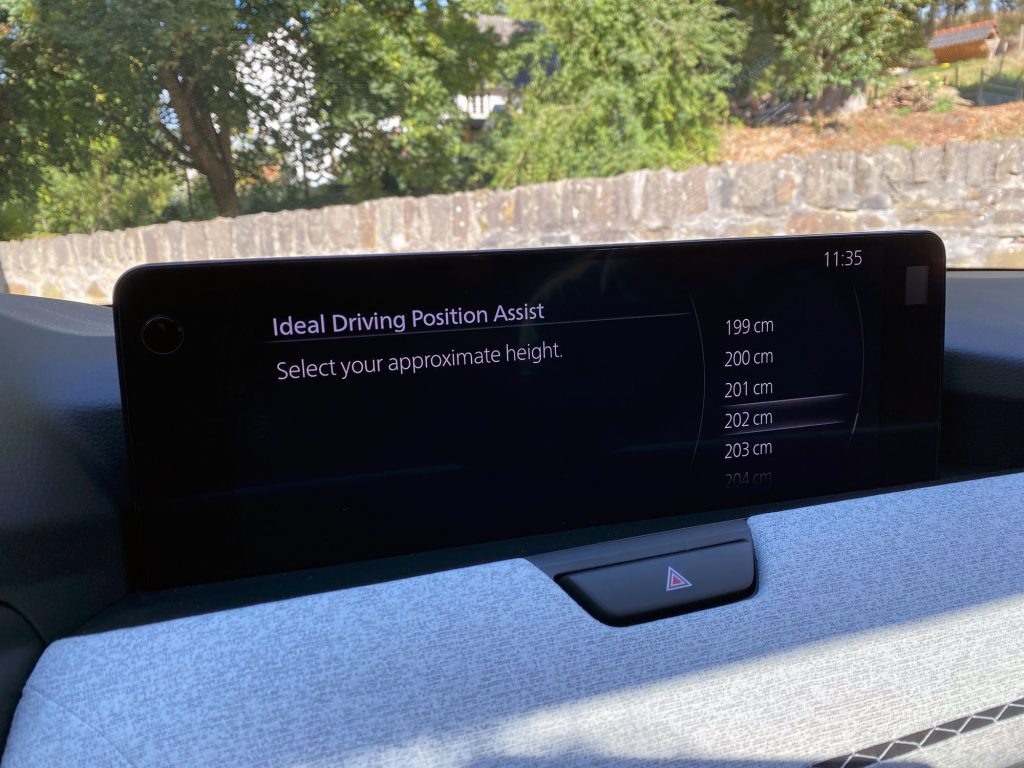 Einstellung des Driver Personalization Systems im Mazda CX-60