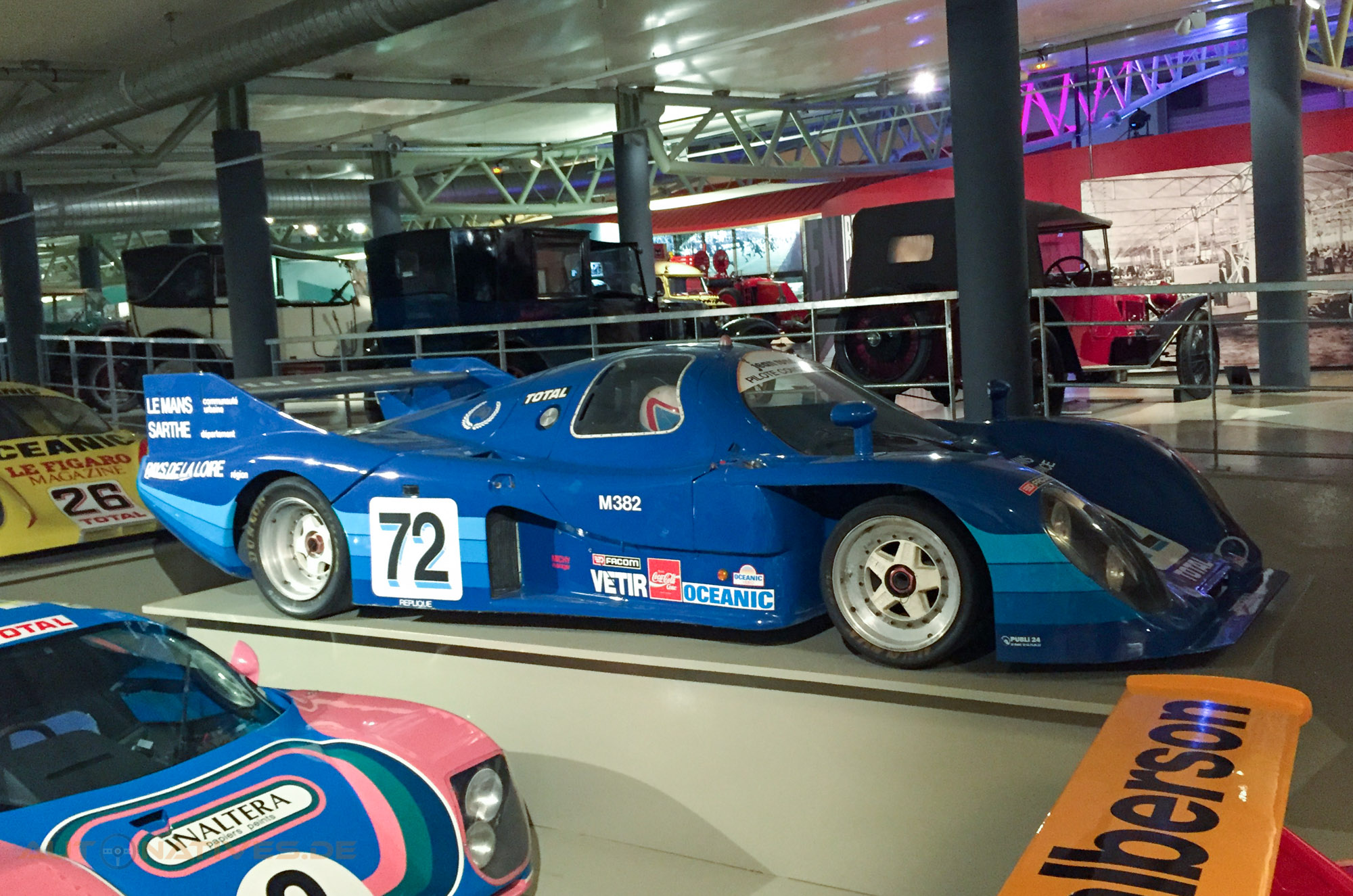 Rondeau M382 von 1982 im Museum im Le Mans