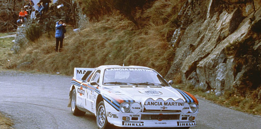 Walter Röhrl und Christian Geistdörfer im Lancia Rally.