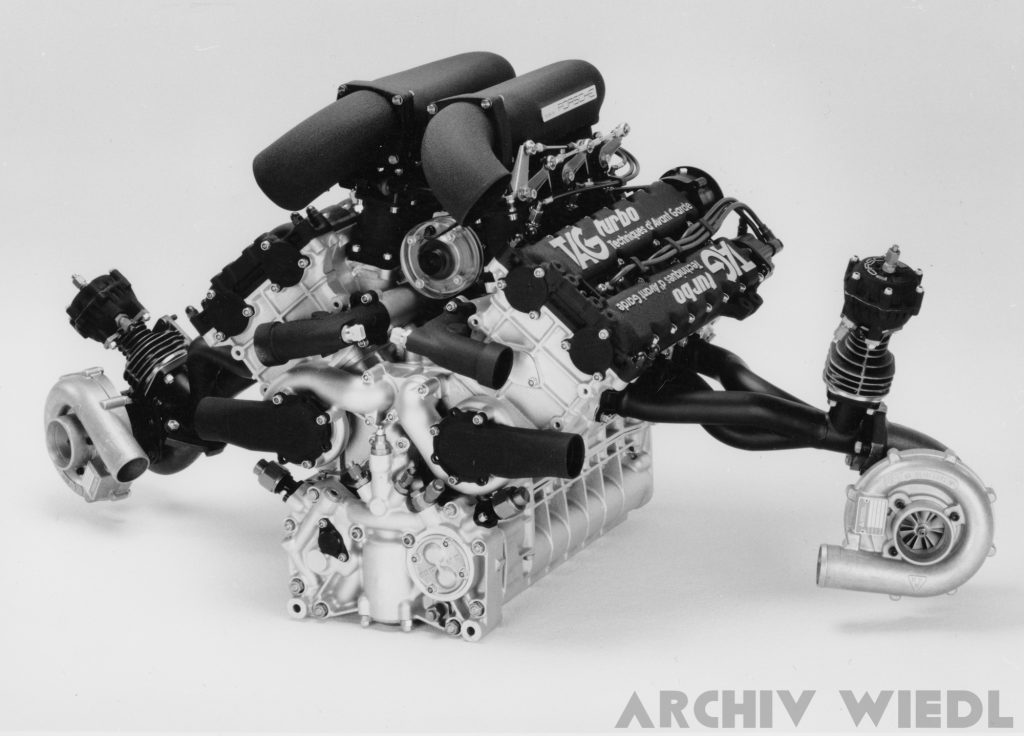 Porsche's TAG TTE PO1 1.5 V6t (aka Porsche Type 2623) was the best F1-engine of his days. (Picture Porsche)
