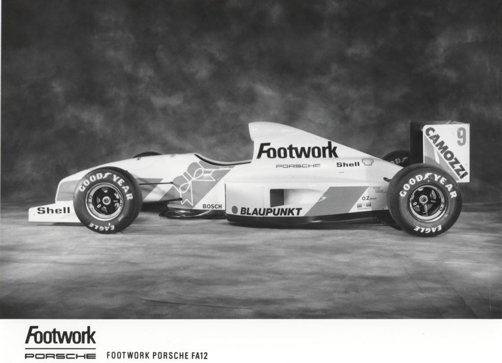Der Footwork FA12 sollte Porsche in der Formel 1 stabilisieren.