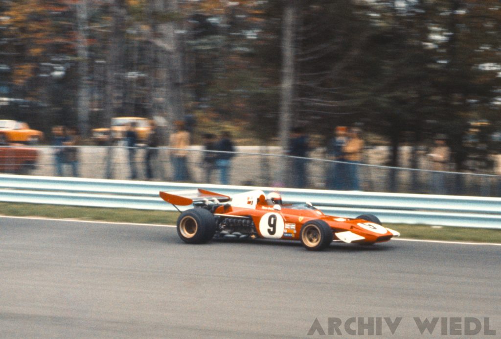 Mario Andretti im Ferrari 312 B2