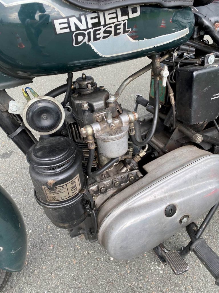 Motor der Royal Enfield Diesel