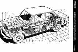Aufbau des BMW 1602 Electric