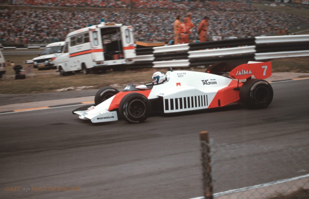 Alain Prost im McLaren MP4/2