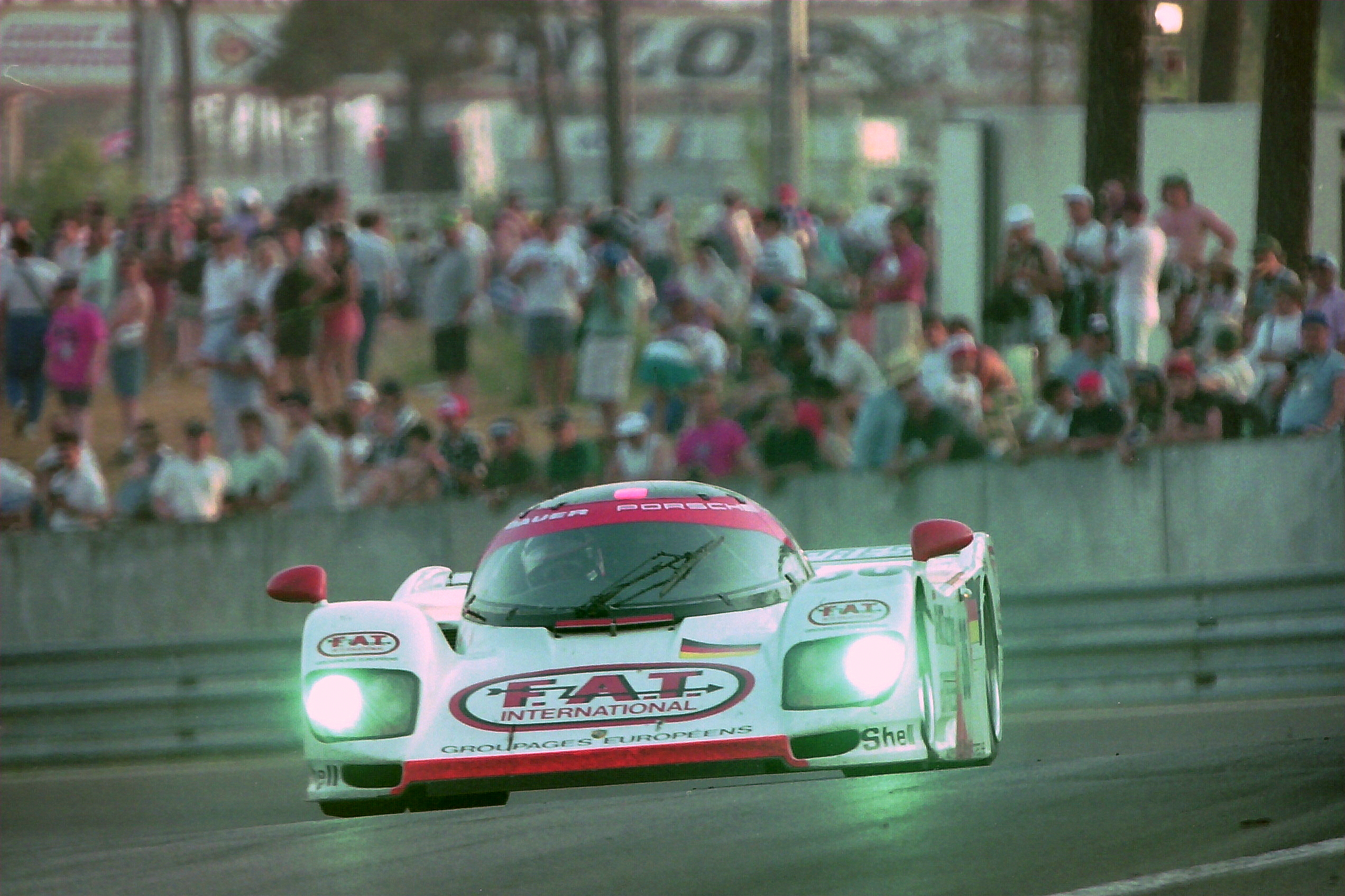 Der Dauer 962 LM von Mauro Baldi, Yannick Dalmas und Hurley Haywood bei den 24 Stunden von Le Mans 1994.