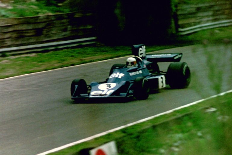 Jody Scheckter, hier beim Rennen in Brands Hatch, gewann beim Grand Prix von Schweden seinen ersten Grand Prix.