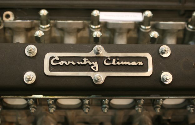 Der typische Zylinderkopf eines Motors von Coventry Climax