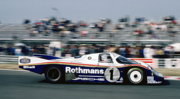 Der Porsche 956 war der erfolgreichste Gruppe C Rennwagen seiner Zeit (Foto Porsche)
