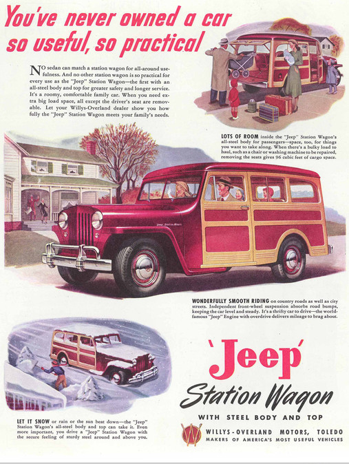 Willys Station Wagon Anzeige von 1947
