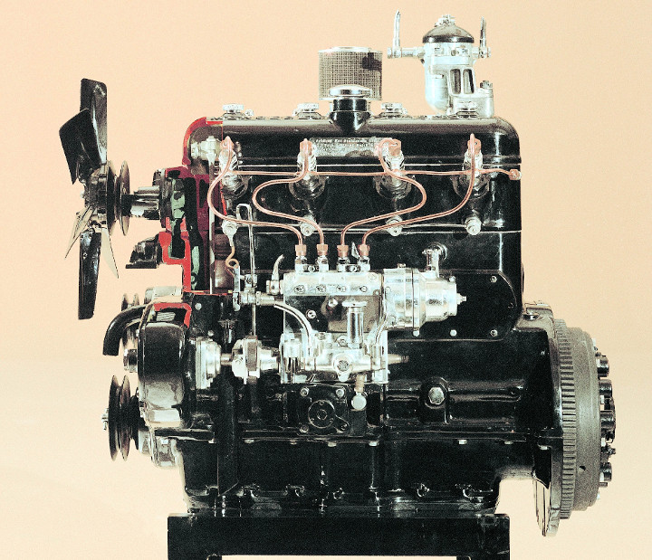 Motor OM 138 des Mercedes-Benz 260 D
