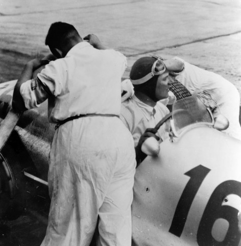 Großer Preis von Deutschland auf dem Nürburgring, 24. Juli 1938. der Sieger Richard Seaman