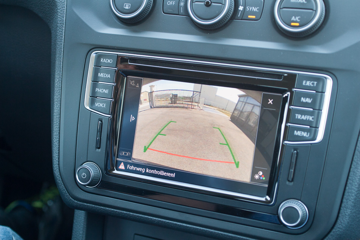 Navigationssystem im VW Caddy