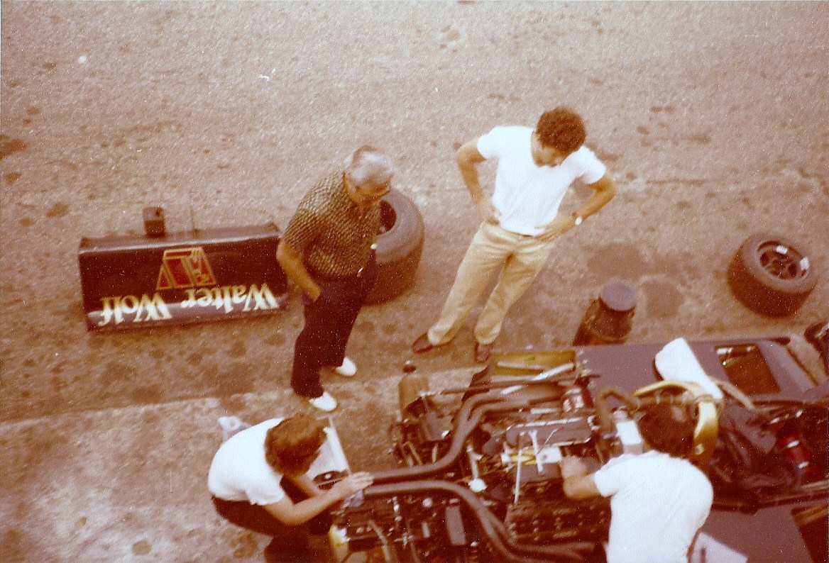 Walter Wolf und Jody Scheckter in Monza 1978