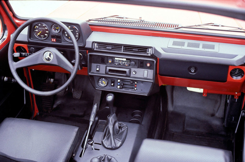 Innenraum des G-Modell 1979