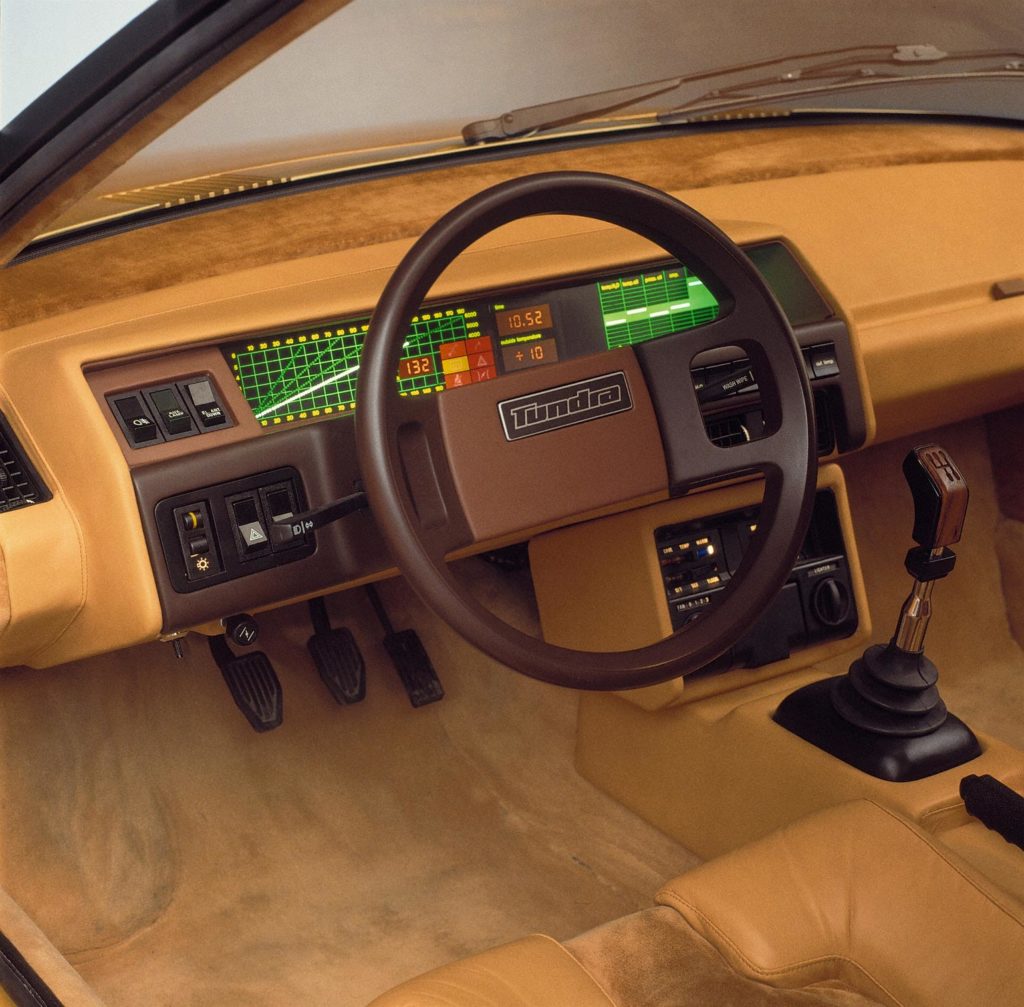 Innenraum des Volvo Tundra – Studie von 1979