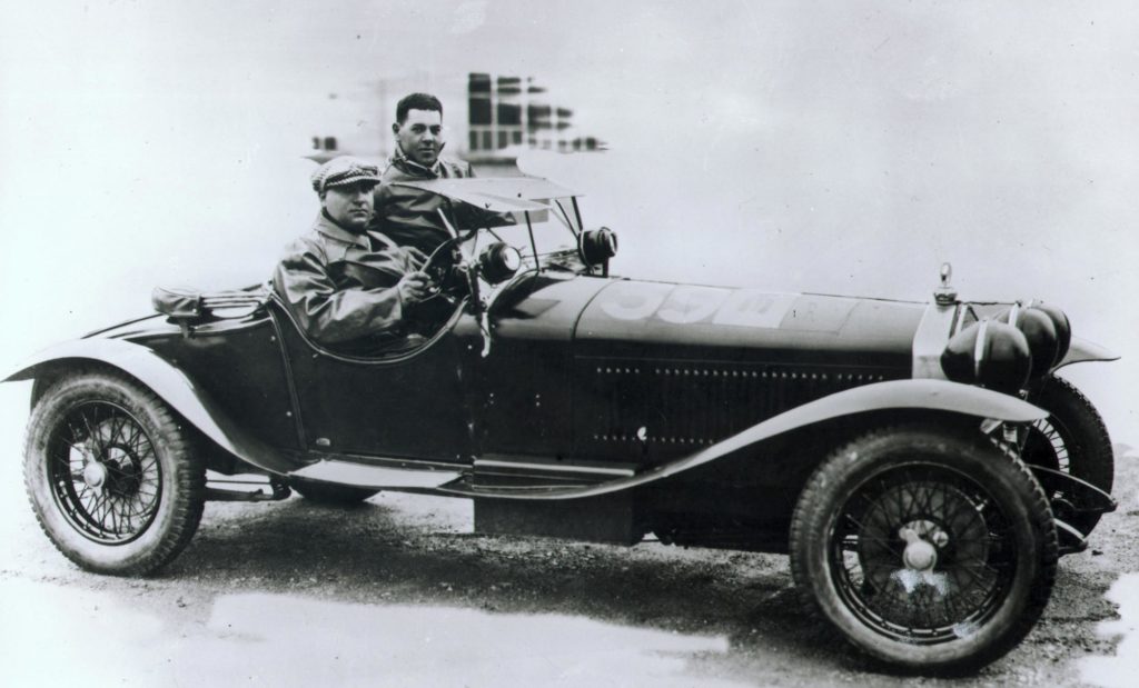 Giuseppe Campari und Giulio Ramponi, Sieger der Mille Miglia 1928 und 1929