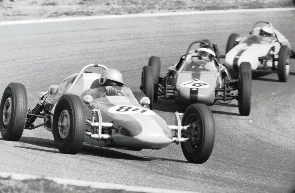 Szene aus einem Formel V Rennen 1968