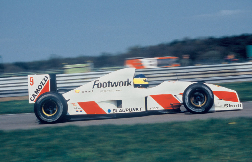  Michele Alboreto im Footwork-Arrows Porsche
