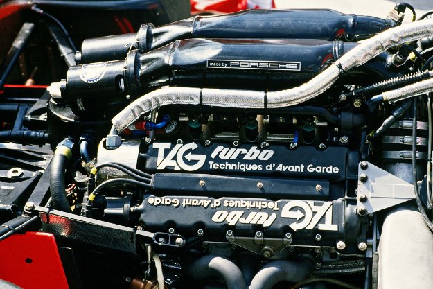Mit dem von Porsche entwickelten Formel 1-Motor Typ 2623 holte der McLaren-TAG MP4 ab 1984 dreimal in Folge den Weltmeistertitel 